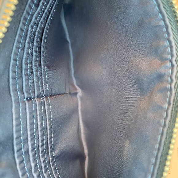 Coach Double Corner Zip Wristlet 6649 - Metallic Blue - Picture 5 of 10